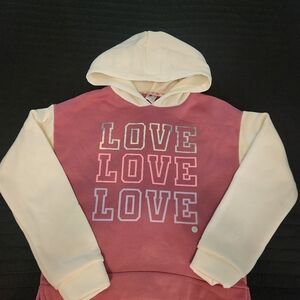 Girl's reebok hooded sweatshirt, size medium